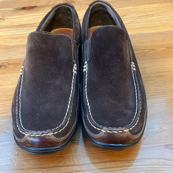 Cole Haan Venetian suede Leather Loafers, Size 10M, Brown main image 5